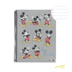 Cuaderno Mooving Universitario Mickey & Friends Rayado Bts 2026