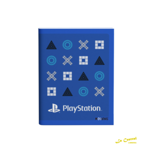 Cuaderno Mooving 16 X 21 Abrochado Playstation Azul Bts 2026