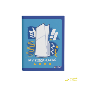 Cuaderno Mooving 16 X 21 Abrochado Playstation Never Stop Playing Bts 2026