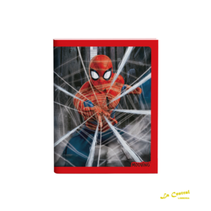 Cuaderno Mooving 16 X 21 Abrochado Spiderman Telaraña 2026
