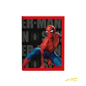 Cuaderno Mooving 16 X 21 Abrochado Spiderman Black 2026