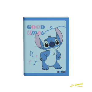 Cuaderno Mooving 16 X 21 Abrochado Stitch Good Vibes Bts 2026