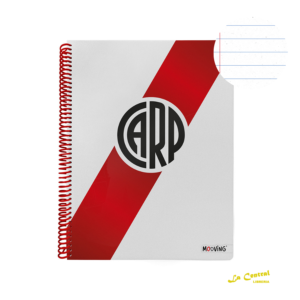 Cuaderno Mooving Universitario River Plate Rayado Bts 2026