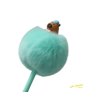 Wero We4160 Boligrafo Capybara Pompon Verde Agua