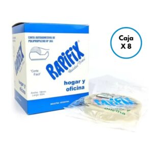 Caja x8 Cintas Rapifix transp 18 x 60