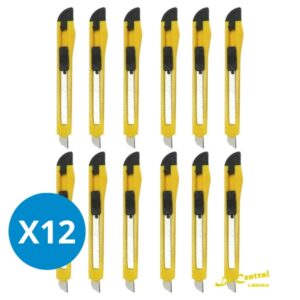 Pack X 12 Cortantes Olami Trincheta Plastica Economica 9Mm
