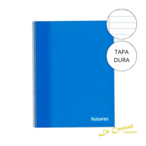 Cuadernos Universitario Husares 6290 A4 Trendy X 120 Rayado Tapa Dura Azul