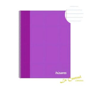 Cuaderno Universitario Husares 6294 A4 X 80 Rayado Violeta