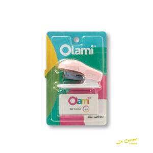 Abrochadoras Olami Abr357 Blister Abrochadora Rosa Pastel 26/6