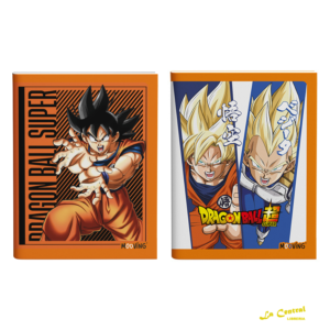 Pack X 2 Cuaderno Mooving 16 X 21 Abrochado Dragon Ball Bts 2026 N3