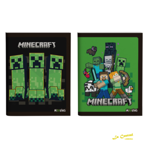 Pack X 2 Cuaderno Mooving 16 X 21 Abrochado Minecraft Bts 2026 N2