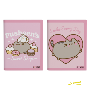 Pack X 2 Cuaderno Mooving 16 X 21 Abrochado Pusheen Bts 2026 N1