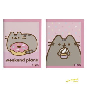 Pack X 2 Cuaderno Mooving 16 X 21 Abrochado Pusheen Bts 2026 N2