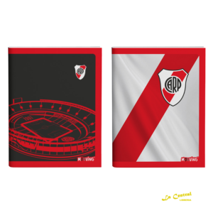 Pack X 2 Cuaderno Mooving 16 X 21 Abrochado River Plate Bts 2026 N2