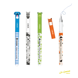 Pack X 4 Pizzini Roller Borrable Animales Creá