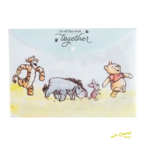Sobre Con Boton A4 Winnie The Pooh Mooving