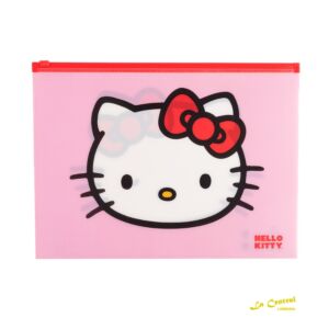 Sobre A4 Con Cierre Zip Hello Kitty Mooving