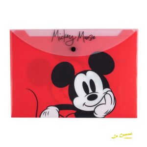 Sobre Con Boton A4 Mickey Mouse Mooving