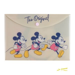 Sobre A4 Con Cierre Zip Mickey Mouse Mooving