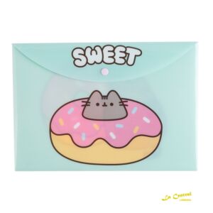 Sobre Con Boton A4 Pusheen Mooving