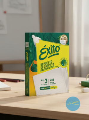 Repuestos de hojas Exito Con Banda X 288 Rayado