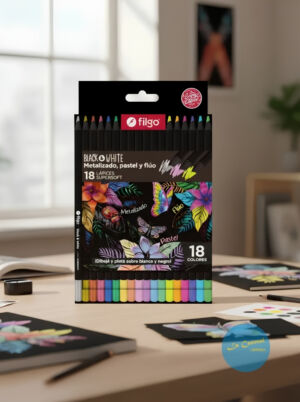 Filgo Lapices X 18 Metalizados + Pastel + Fluo