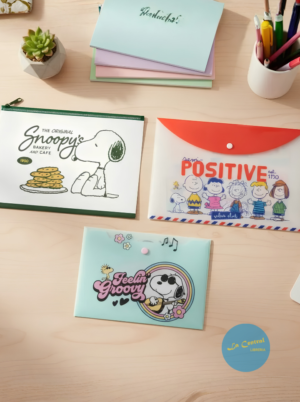 Combo Sobre A5 A4 Y Zip Snoopy Mooving